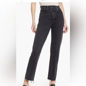 AGOLDE Criss Cross High Waist Jeans